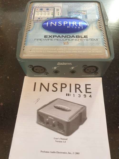 Presonus Inspire 1394 Audio Interface