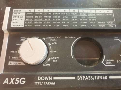 Guitar Multi effects Pedal with reverb- Korg Tone-works AX5G