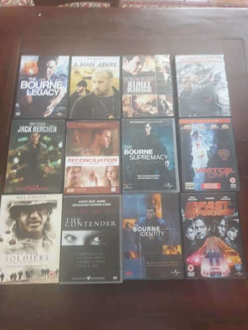 DVDs job-lot of 12 DVDs -Action