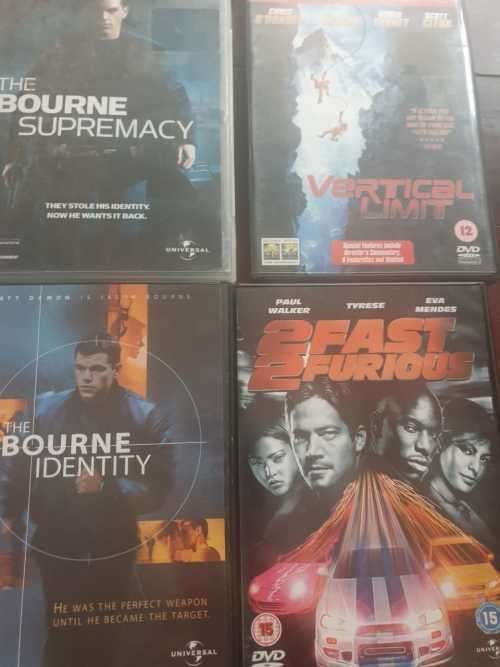 DVDs job-lot of 12 DVDs -Action