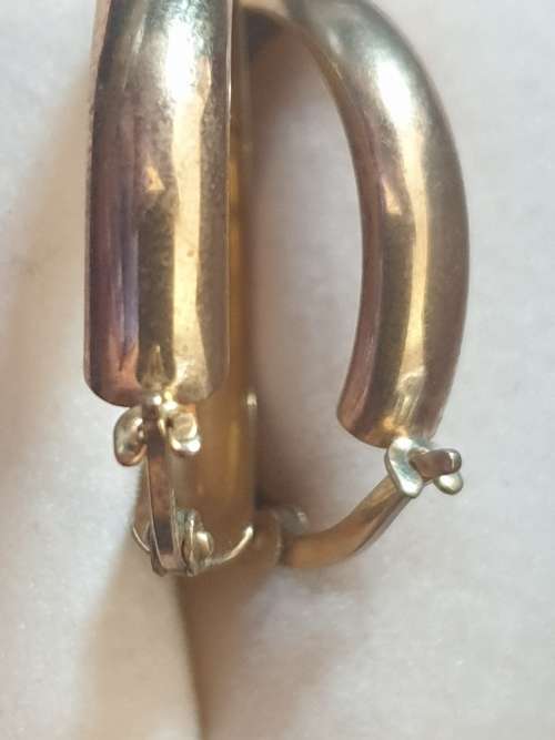 9ct gold hoop earrings