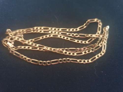 9ct gold figaro chain