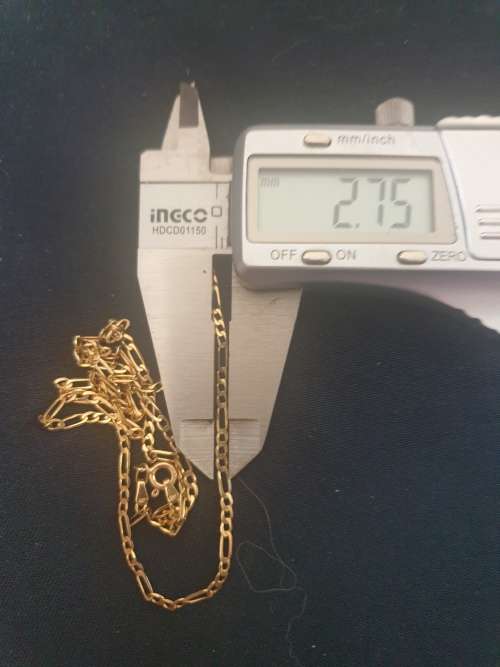 9ct gold figaro chain