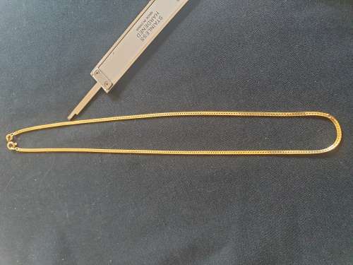 14CT GENUINE GOLD FLAT NECKLACE