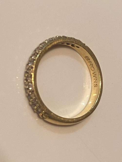 18ct gold Eternity Diamond Band ring