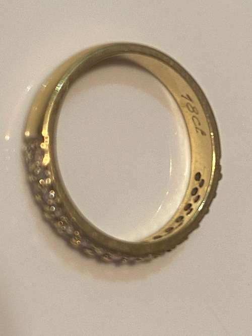 18ct gold Eternity Diamond Band ring