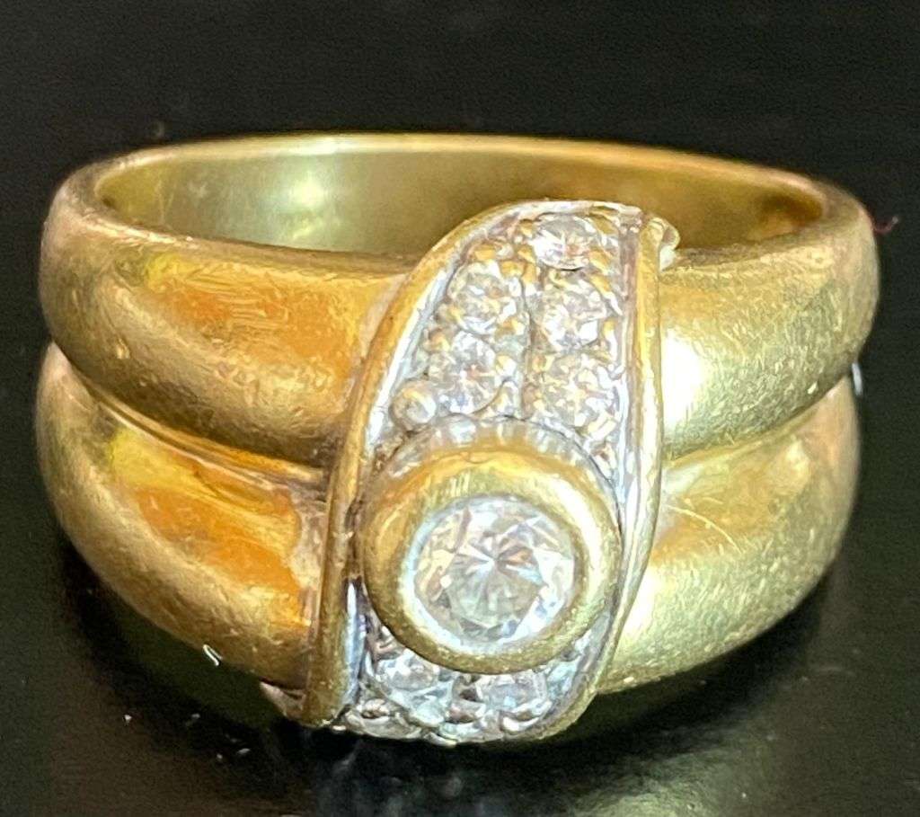 18ct yellow gold & 1/2 carat Diamond