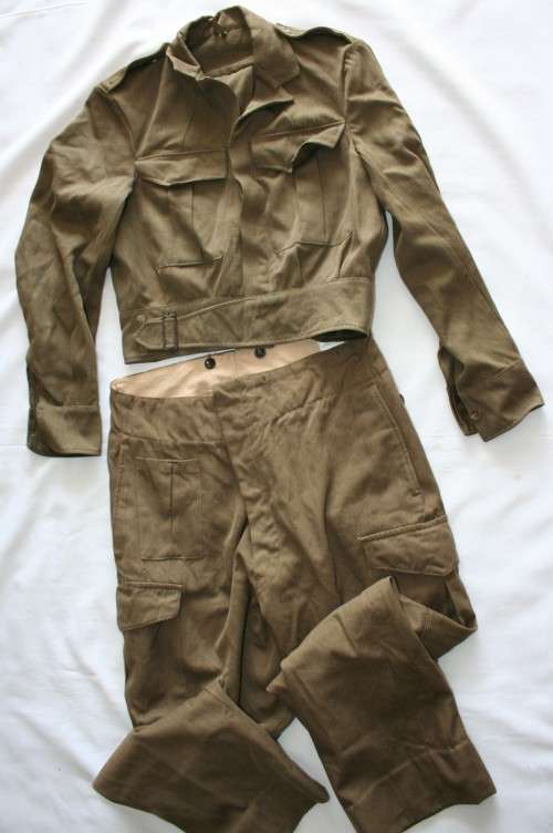 SADF BUNNY JACKET + TROUSERS UNIFORM -- 1960's & 70's