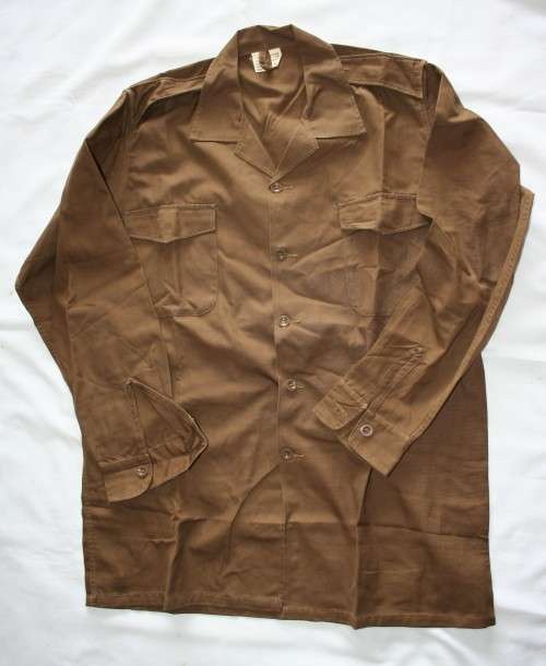 SADF NUTRIA BROWN SHIRT-- EXTRA-LARGE -- AS USED IN BUSH WAR