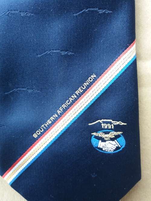 SAAF - SA AIR FORCE REUNION TIE  - 1991