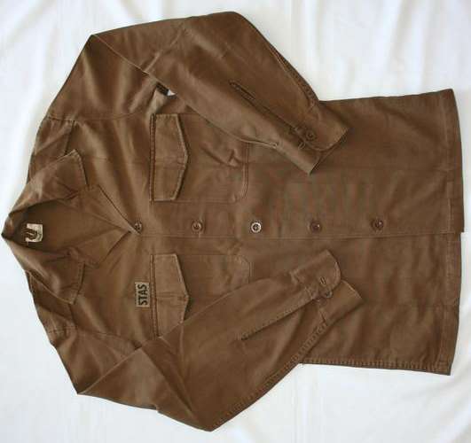 SADF NUTRIA BROWN SHIRT -- SIZE: EXTRA SMALL -- AS USED IN BUSH WAR