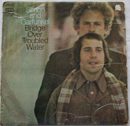 SIMON AND GARFUNKEL -- BRIDGE OVER TROUBLED WATER --  VINYL LP RECORD