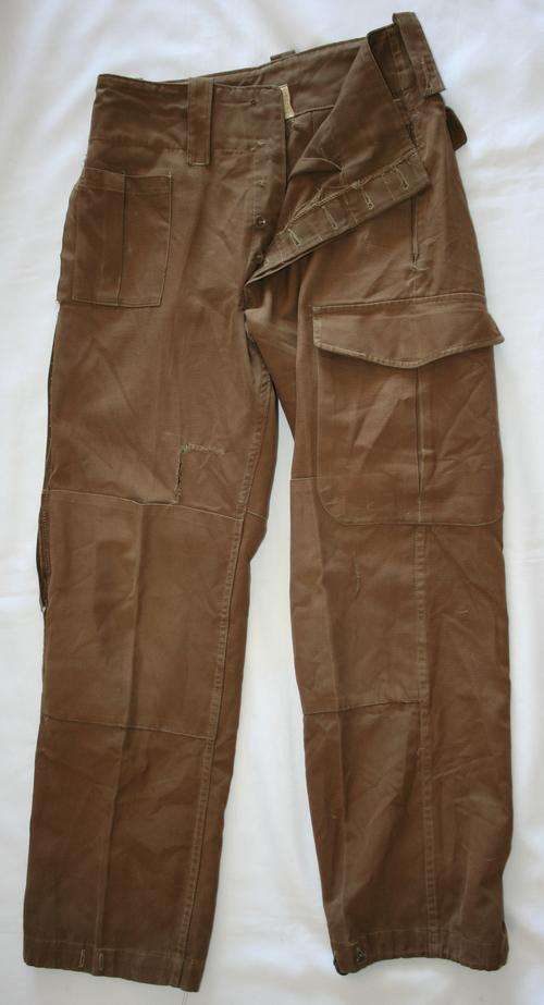 SADF--NUTRIA BROWN TROUSERS--SIZE 76-74 (30 inch waist) - AS USED IN BUSH WAR