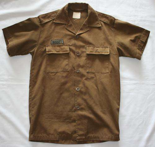 SADF NUTRIA BROWN SHIRT-- SIZE : SMALL -- AS USED IN BUSH WAR