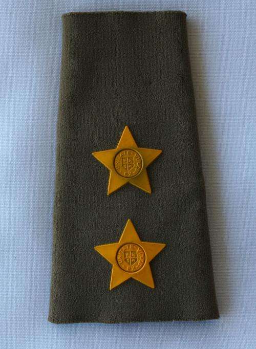 SADF -- 1 X  LIEUTENANT, NUTRIA RUBBER RANK EPAULETTE-- BUSH WAR ERA