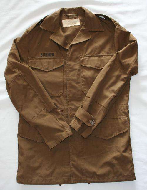 SADF--NUTRIA BROWN BUSHJACKET---SIZE: MEDIUM -- AS USED IN BUSH WAR