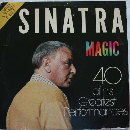 FRANK SINATRA -- MAGIC -- DOUBLE VINYL LP RECORD