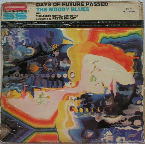 THE MOODY BLUES -- DAYS OF FUTURE PASSED -- VINYL LP RECORD