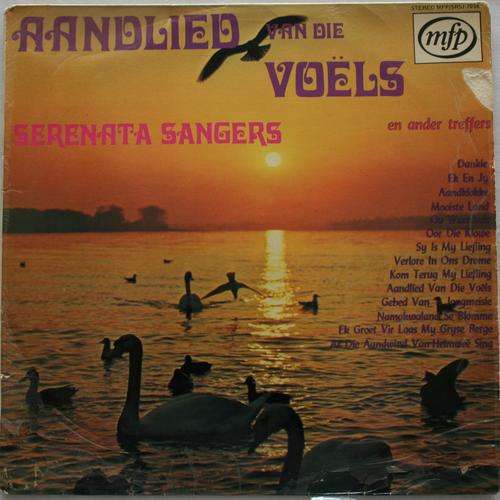SERENATA SANGERS -- AANDLIED VAN DIE VOELS -- VINTAGE AFRIKAANS VINYL LP RECORD
