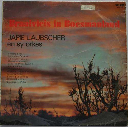 JAPIE LAUBSCHER ORKES -- BRAAIVLEIS IN BOESMANLAND -- VINYL LP RECORD