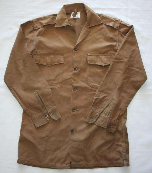 SADF NUTRIA BROWN SHIRT-- SIZE : SMALL -- AS USED IN BUSH WAR