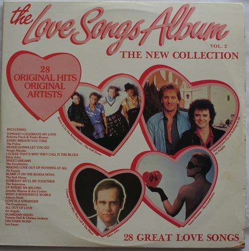 THE LOVE SONGS ALBUM VOL 2 -- ORIGINAL ARTISTS -- DOUBLE VINYL LP RECORD