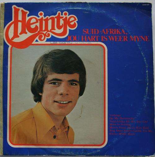 HEINTJE -- SUID-AFRIKA , JOU HART IS WEER MYNE -- VINTAGE VINYL LP RECORD