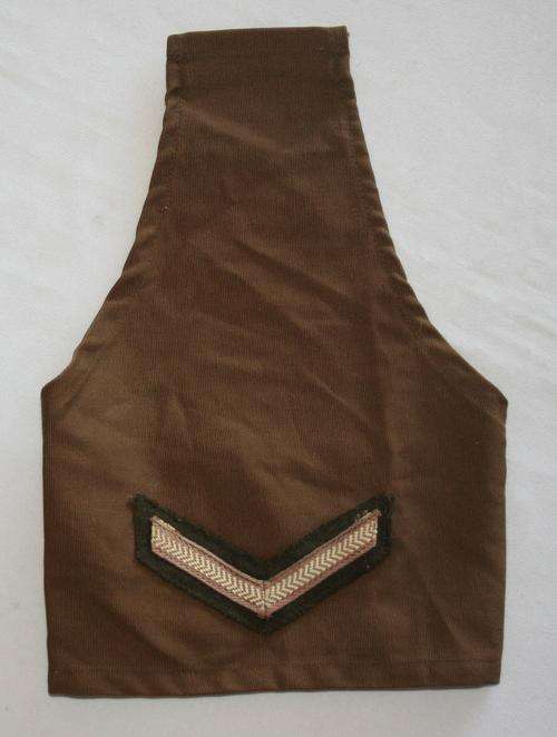 SADF -- 1 X ARMY NUTRIA BROWN RANK BRASSARD SLEEVE -- LANCE-CORPORAL