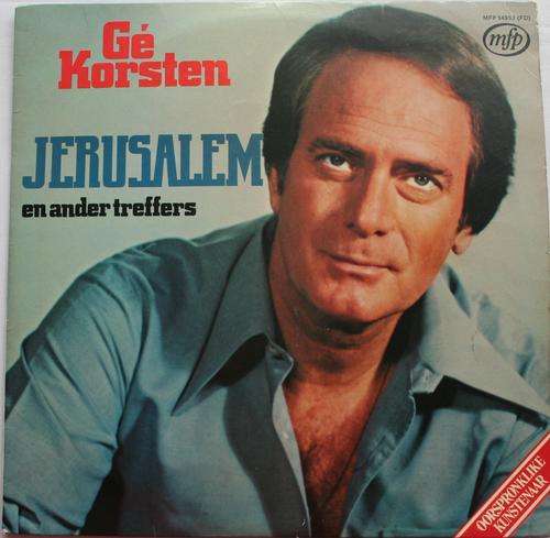 GE KORSTEN -- GROOTSTE TREFFERS -- VINYL LP RECORD