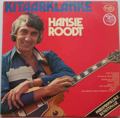 HANSIE ROODT-- KITAARKLANKE VOL 4 -- VINYL LP RECORD