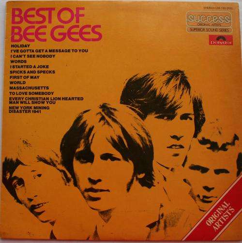 THE BEE GEES -- THE BEST OF -- VINYL LP RECORD