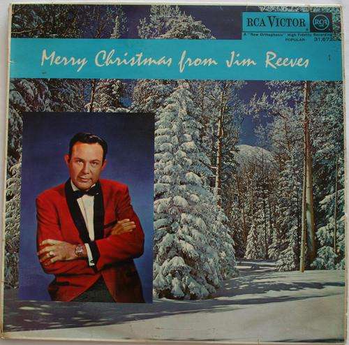 JIM REEVES -- MERRY CHRISTMAS -- VINYL LP RECORD