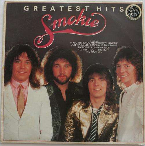 SMOKIE -- GREATEST HITS -- VINYL LP RECORD