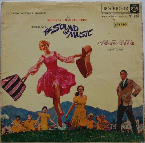 SOUND OF MUSIC -- ORIGINAL MOVIE SOUNDTRACK-- VINYL LP RECORD