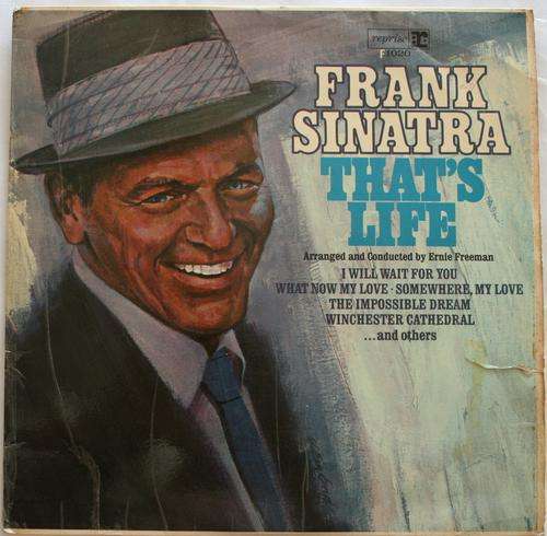 FRANK SINATRA -- THAT'S LIFE -- VINYL LP RECORD