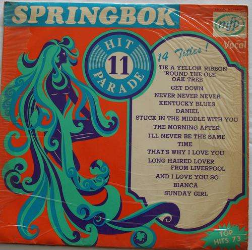 SPRINGBOK HIT PARADE VOL: 11 -- VINYL LP RECORD