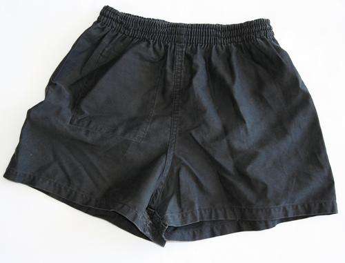 SADF BLACK PT GYM SHORTS -- SIZE 57cm -- 23 inch WAIST