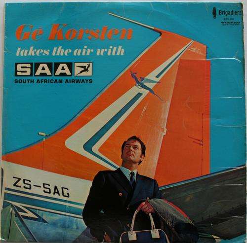 GE KORSTEN -- TAKES THE AIR WITH S.A.A. -- VINYL LP RECORD