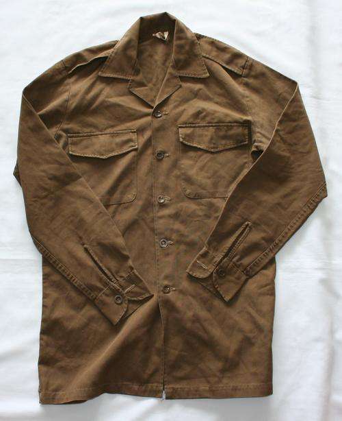 SADF NUTRIA BROWN SHIRT-- SIZE : MEDIUM -- AS USED IN BUSH WAR