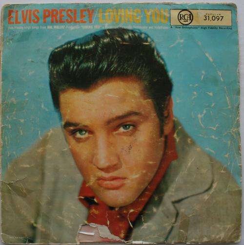 ELVIS PRESLEY -- LOVING YOU -- VINYL LP RECORD