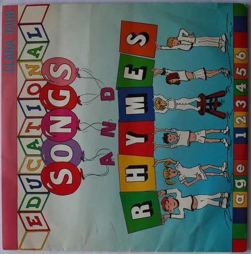 EDUCATIONAL SONGS AND RHYMES -- AGE 1-6 -- KIDDIES VINYL LP RECORD