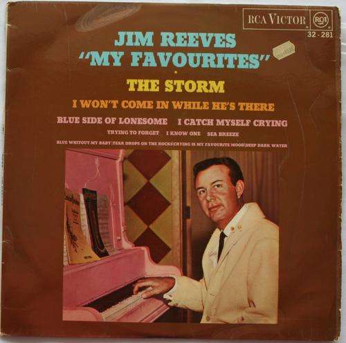 JIM REEVES -- MY FAVOURITES -- VINYL LP RECORD