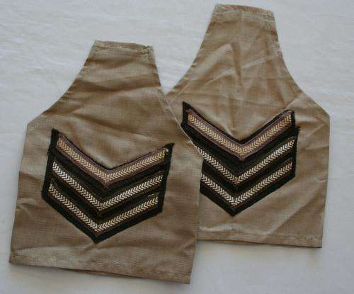 SADF -- ARMY STEP-OUT SET RANK BRASSARD SLEEVES -- SERGEANT