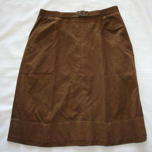SADF -- FEMALE NUTRIA BROWN SKIRT-- BUSH WAR ERA --RARE