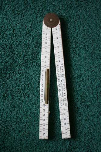 RABONE CHESTERMAN FOLDING RULE + SPIRIT LEVEL . CM'S