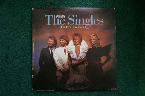 ABBA---THE SINGLES, THE FIRST TEN YEARS--DOUBLE VINYL LP RECORD