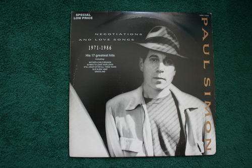 PAUL SIMON --NEGOTIATIONS AND LOVE SONGS -- 1971-1986 --DOUBLE VINYL LP RECORD