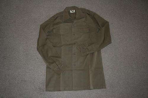 SADF NUTRIA BROWN SHIRT--SIZE:MEDIUM -- AS USED IN BUSH WAR