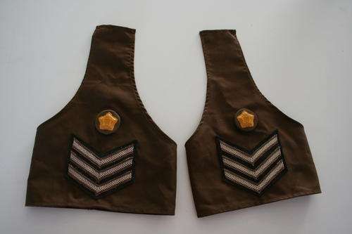 SADF-- ARMY-- PAIR OF RANK BRASSARD SLEEVES-- STAFF/SERGEANT