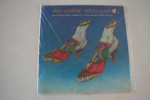 5000 VOLTS -- HIGH VOLTAGE -- VINYL LP RECORD